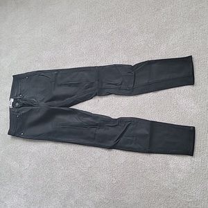 Paige hoxton ulta skinny coated black denim